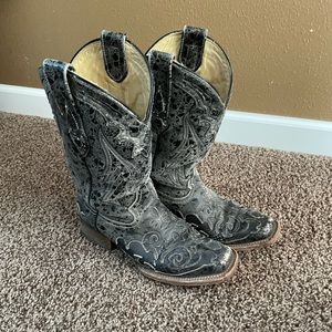 Corral Black Boots - Sz 7